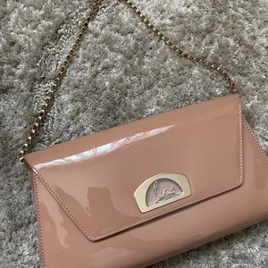 Christian Louboutin Patent Leather Clutch Purse